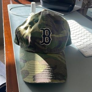 Camo Boston Red Sox hat